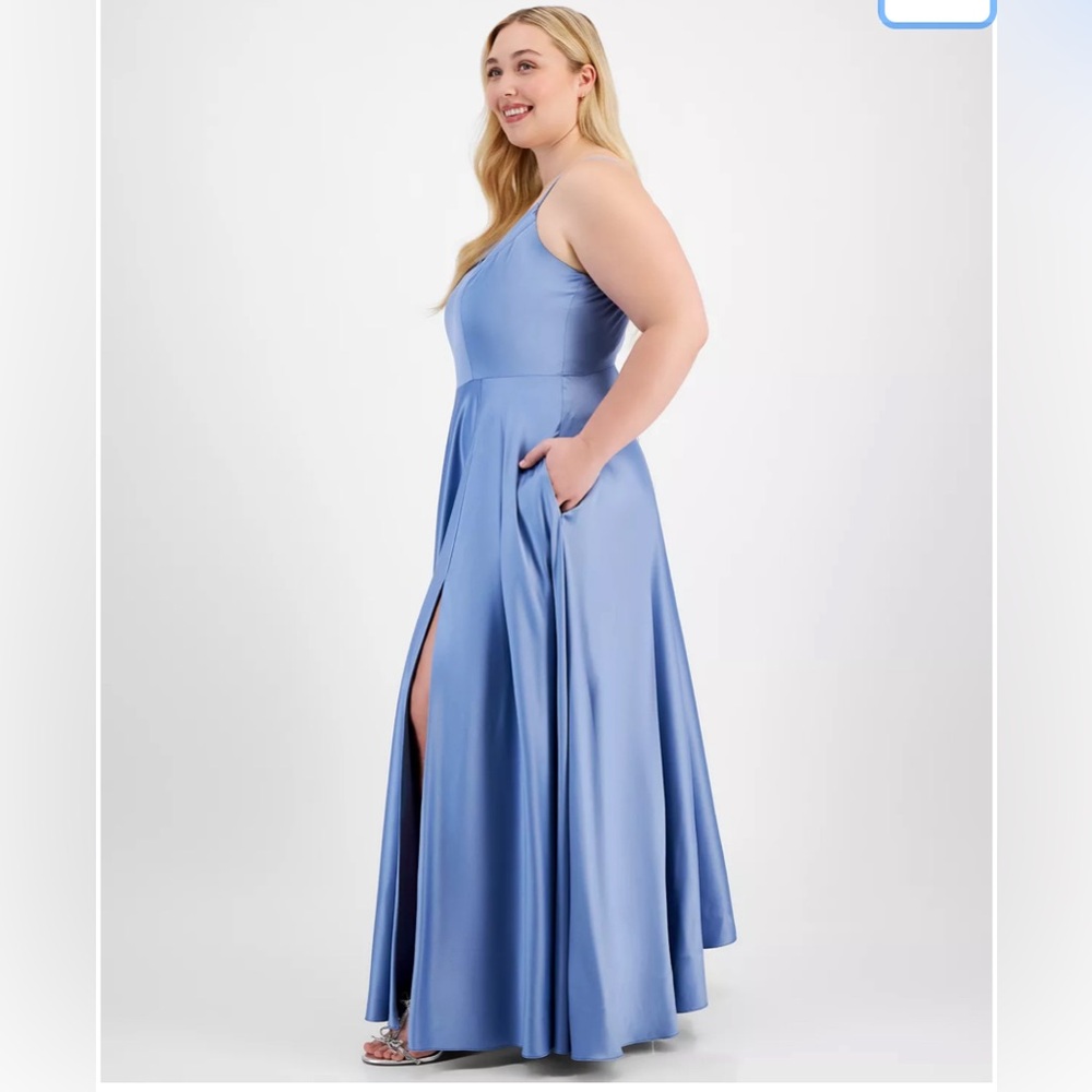 B. Darlin satin ballgown